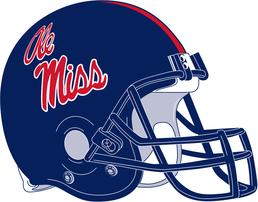 Mississippi Rebels 2007-2011 Helmet Logo iron on transfers for T-shirts